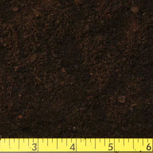 Treated forest humus, fir and pine bark with performance additives for soil conditioning