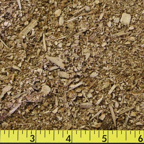 Fine fir sawdust, 0 to 1/4 inch, available in multiple species including pine, cedar, and redwood