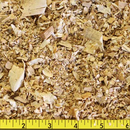 Shadust blend of mixed wood shavings and sawdust in fir, pine, or cedar