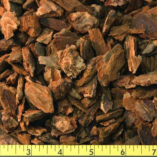 Small decorative fir bark, 1/4 to 3/4 inch particle size