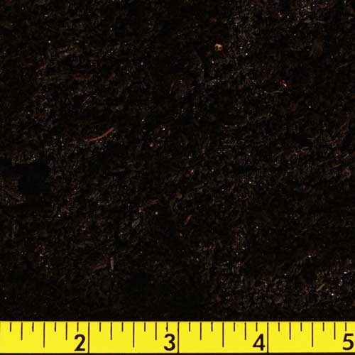 Turf-n-Tee treated bark fines with iron, nitrogen, and wetting agent for turf and golf courses